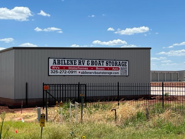 Abilene RV and Boat Storage sign